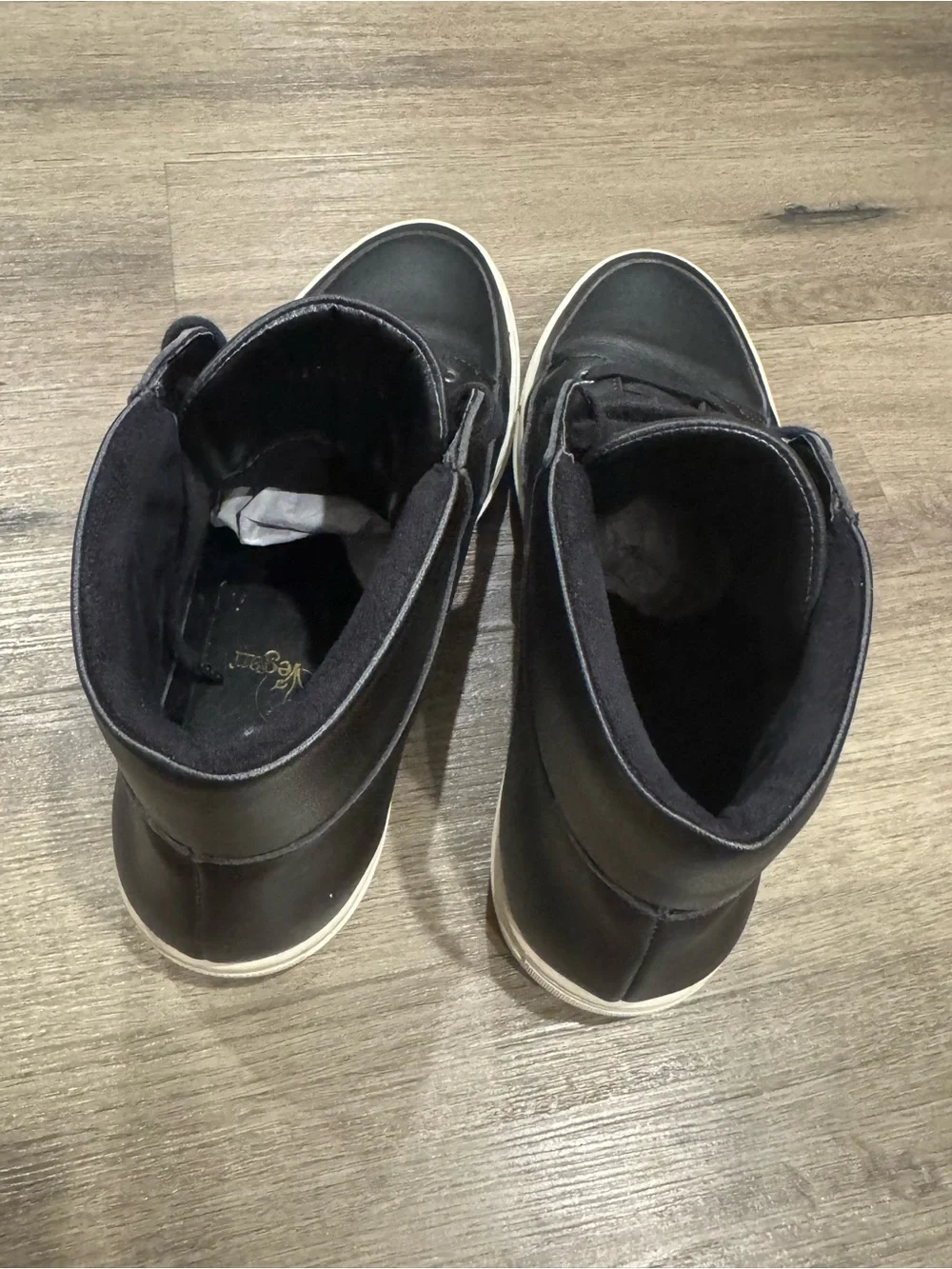Will’s Vegan Shoes Chicago High-Tops Black Vegan Leather Men’s